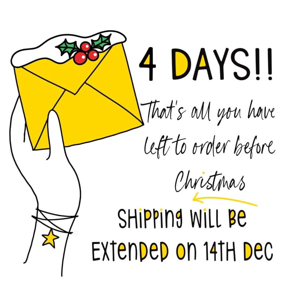 Only 4 days of Christmas shopping left!