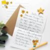 Daffodil writing paper, spring paper set *digital download*