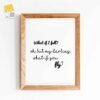 Inspirational quote, What if I fall print