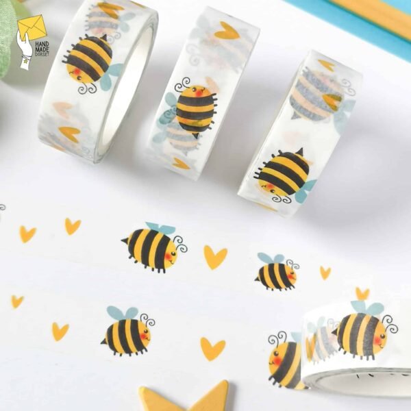 Bee washi tape, cute bee washi tape