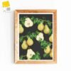 Pears print, botanical fruit print