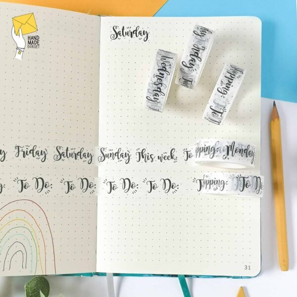 Planner washi tape - to do list tape