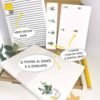 Plant writing set, writing paper set, plant letter writing paper