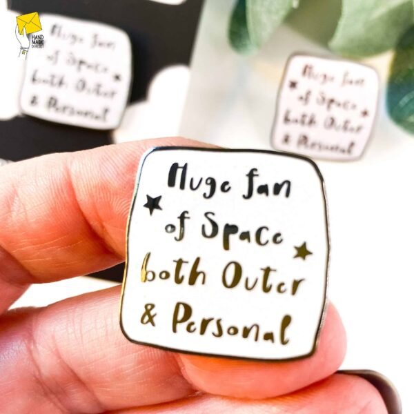 Personal space pin, introvert gifts