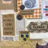 Junk Journal Stitching kit, sewing themed junk journal supplies