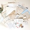 Vintage ephemera papers 1898 - 1977, 40 original pieces
