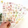 Cake stickers, bakery washi tape stickers