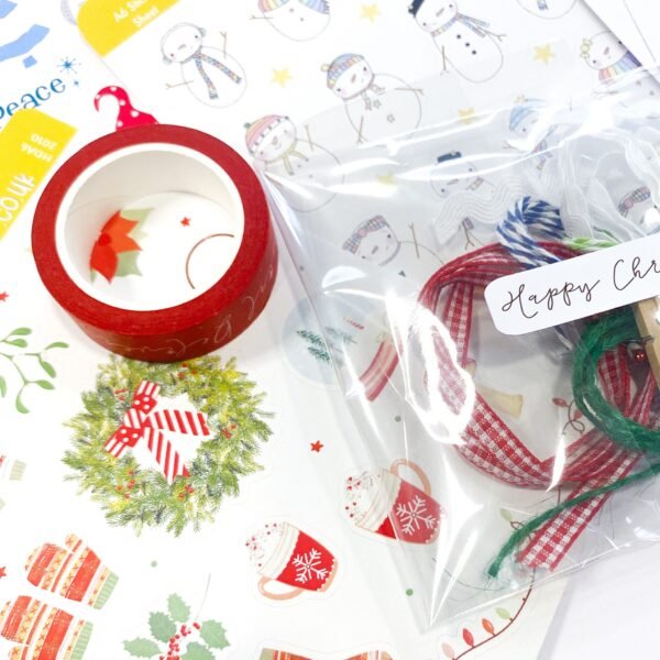 Christmas paper craft kit, christmas journal kit