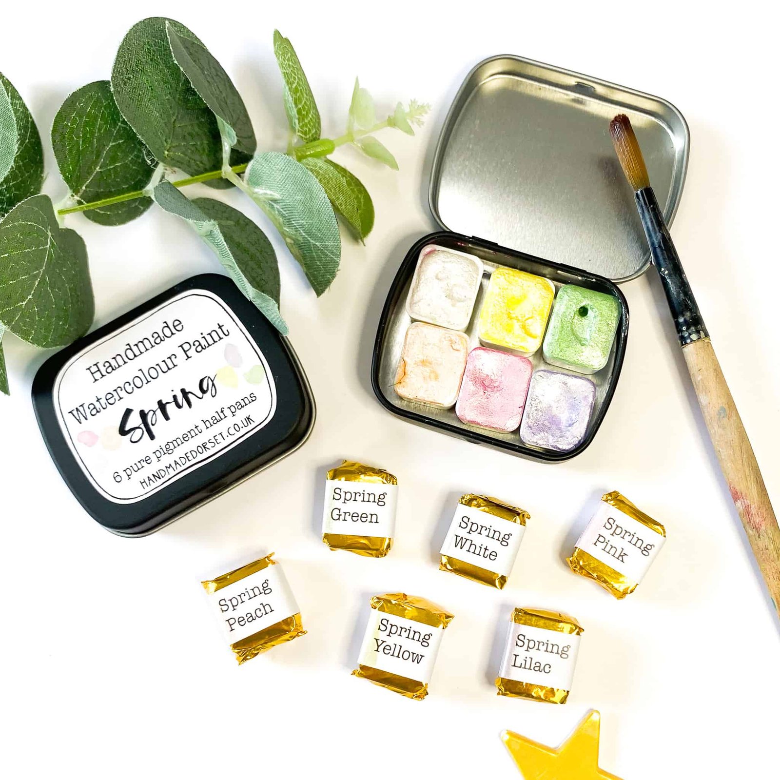 handmade watercolour paints