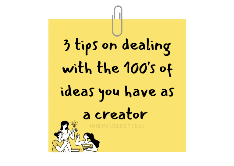 3 tips on how to cope with the 100's of ideas you have as a creative
