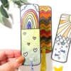 Colour-in Bookmarks
