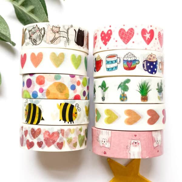 Stickers & washi tape from handmade dorset