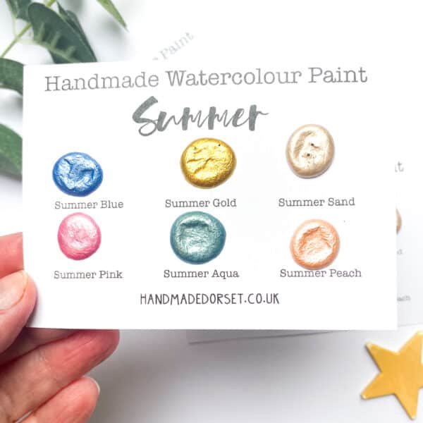 Summer Paint Collection Dot card